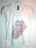 Camisa Rolling Stones - Strass