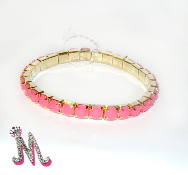 Pulseira Rosa fina
