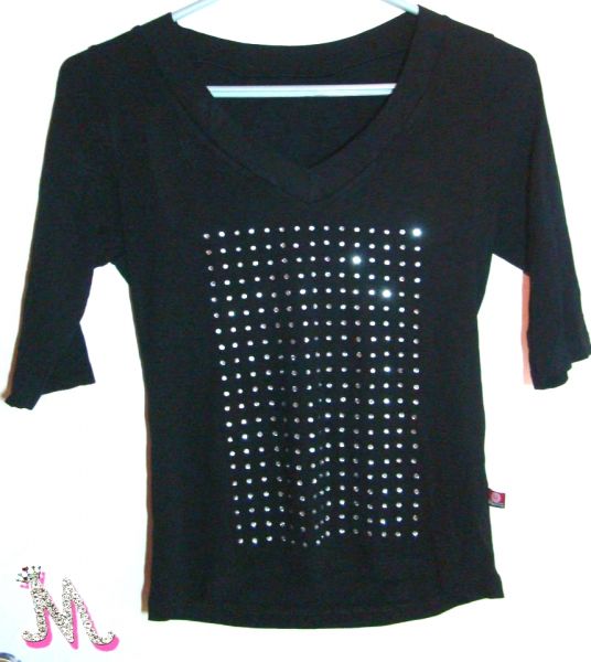 Camisa meia manga - strass
