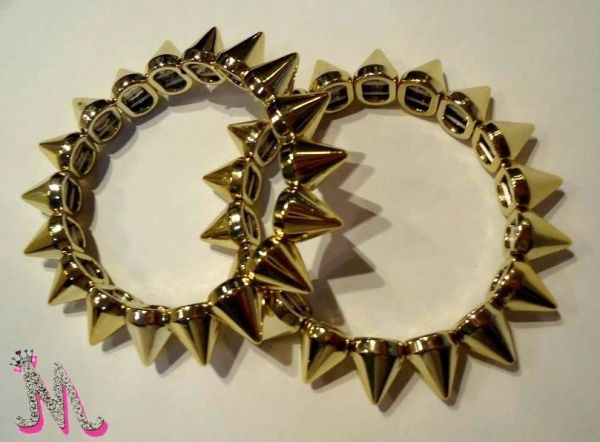 Pulseira spike - dourada